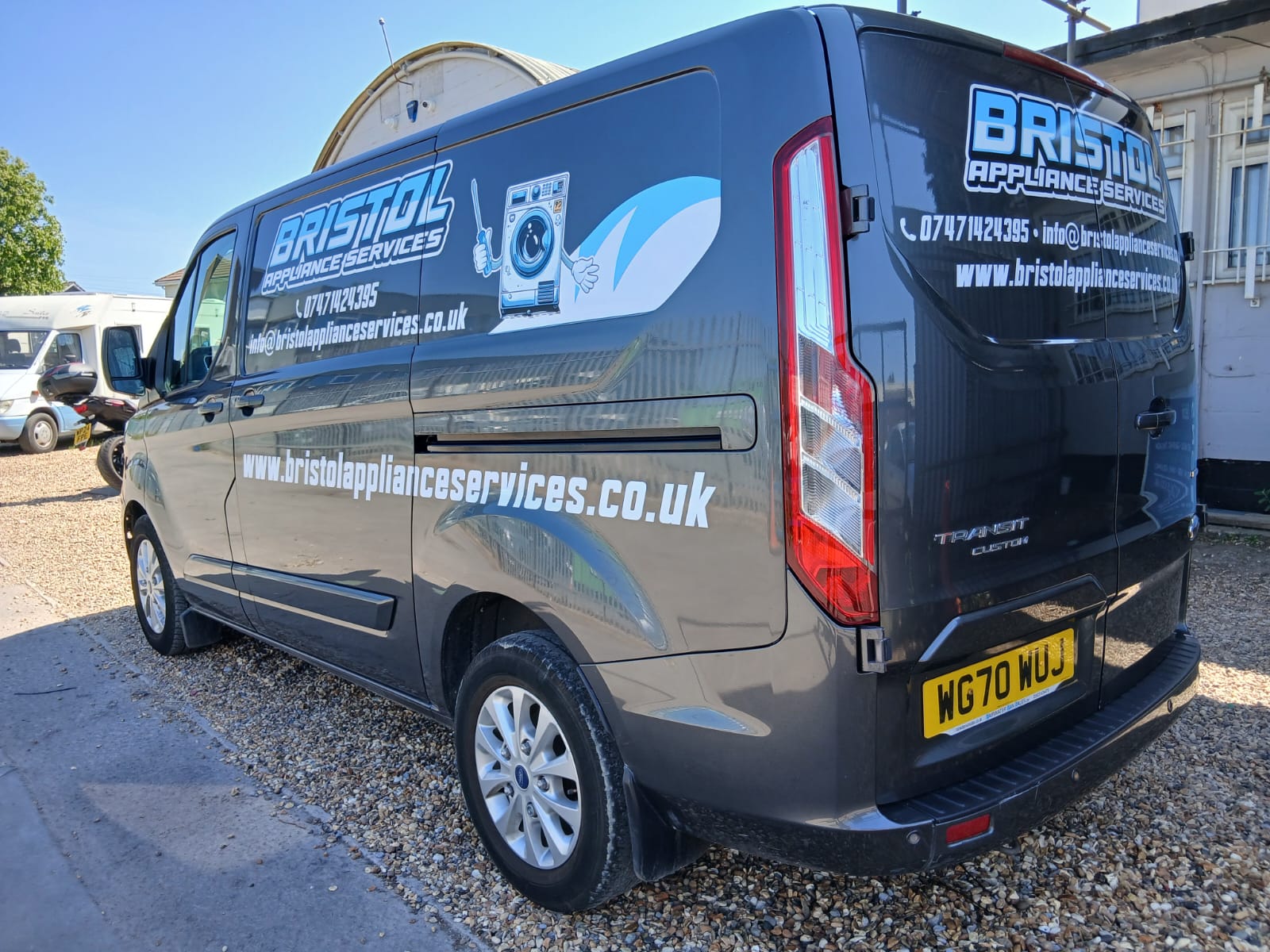 Bristol Appliance Services van graphics install