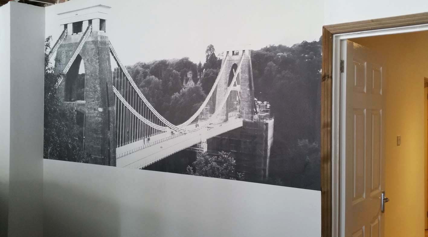 Digital Wallpaper Print | Clifton Suspension Bridge | Deco Studio