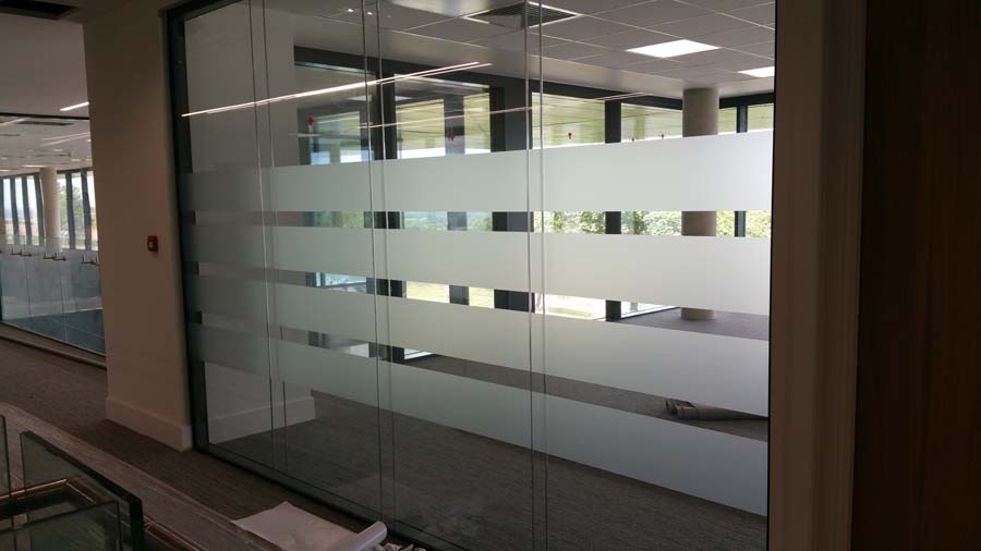 Elegant frosted window designs for enhanced privacy in Bristol